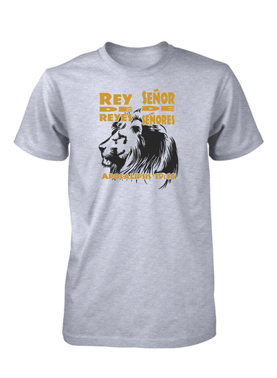 Rey Reyes Señor Señores Jesús Leon Apocalipsis Camiseta Cristiana
