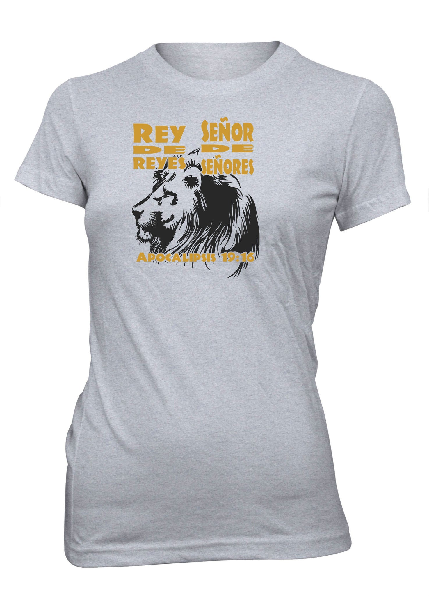 Rey Reyes Señor Señores Apocalipsis Leon Jesús Camiseta Cristiana Talla Juvenil