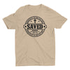 Saved Salvation Scripture Christian T-Shirt for Men