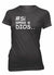 Si Amas A Dios Camiseta Cristiana Para Mujeres en Negro | Aprojes