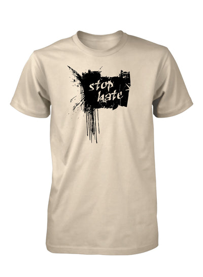 Stop Hate No Hate Love Peace T-Shirt for Men