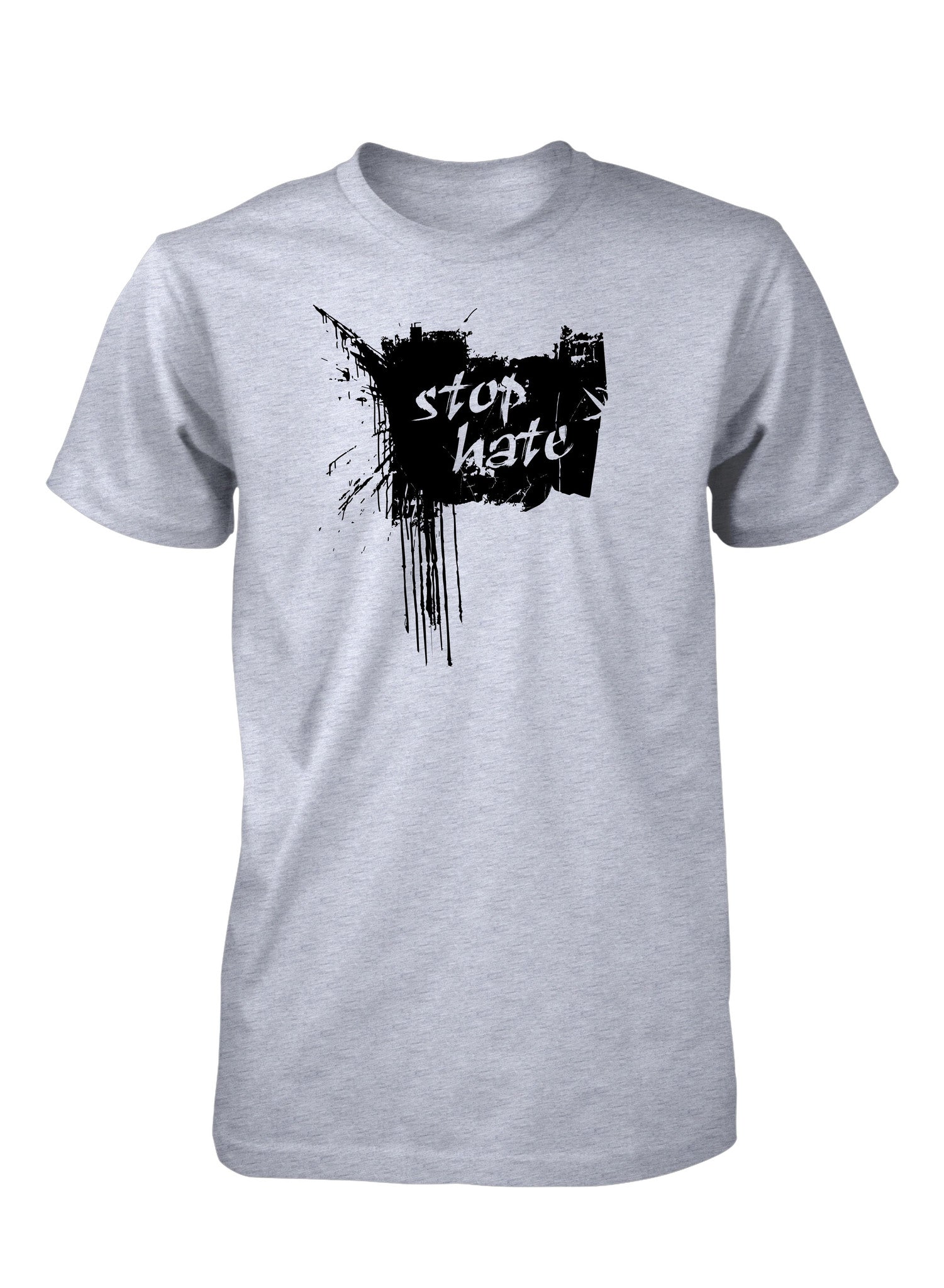 Stop Hate No Hate Love Peace T-Shirt for Men
