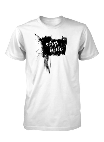 Stop Hate No Hate Love Peace T-Shirt for Men